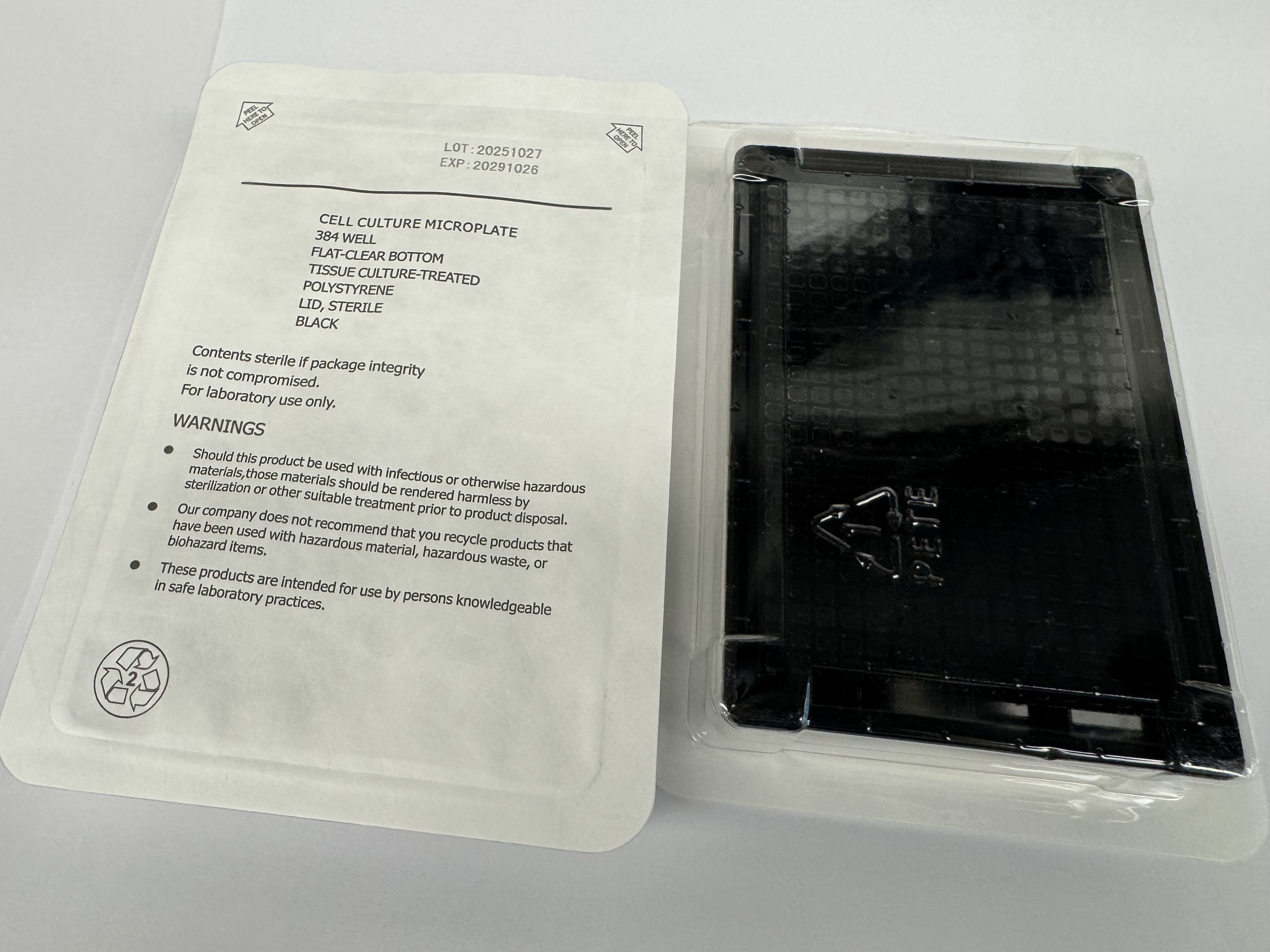 U-Bio 6009TC White 384-Well Plate